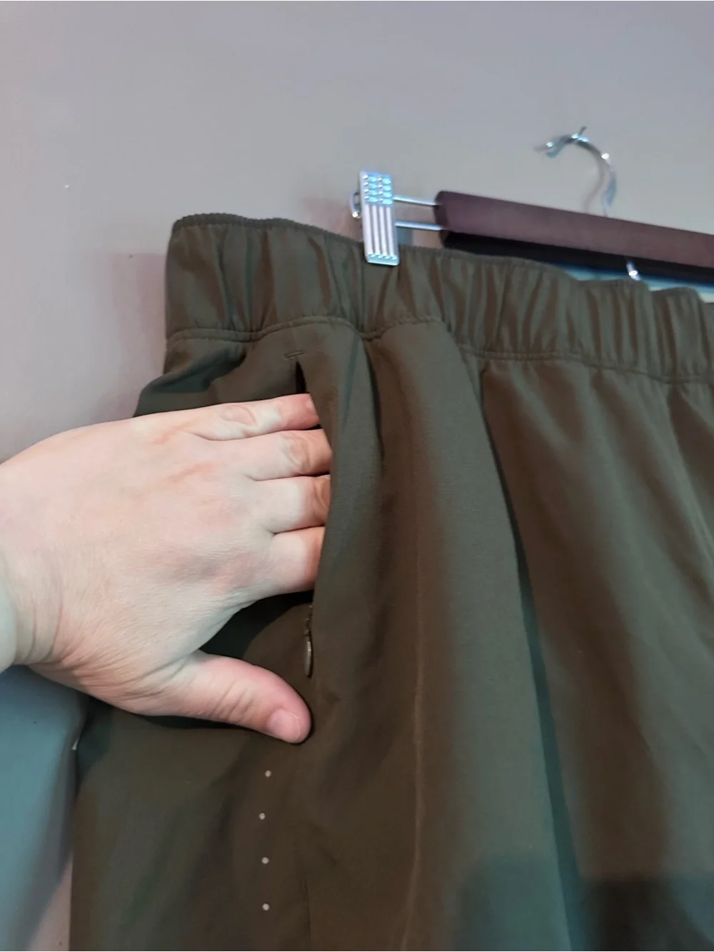 Old Navy Mid Rise Stretch Athletic Tech Run Shorts Size 2X Green